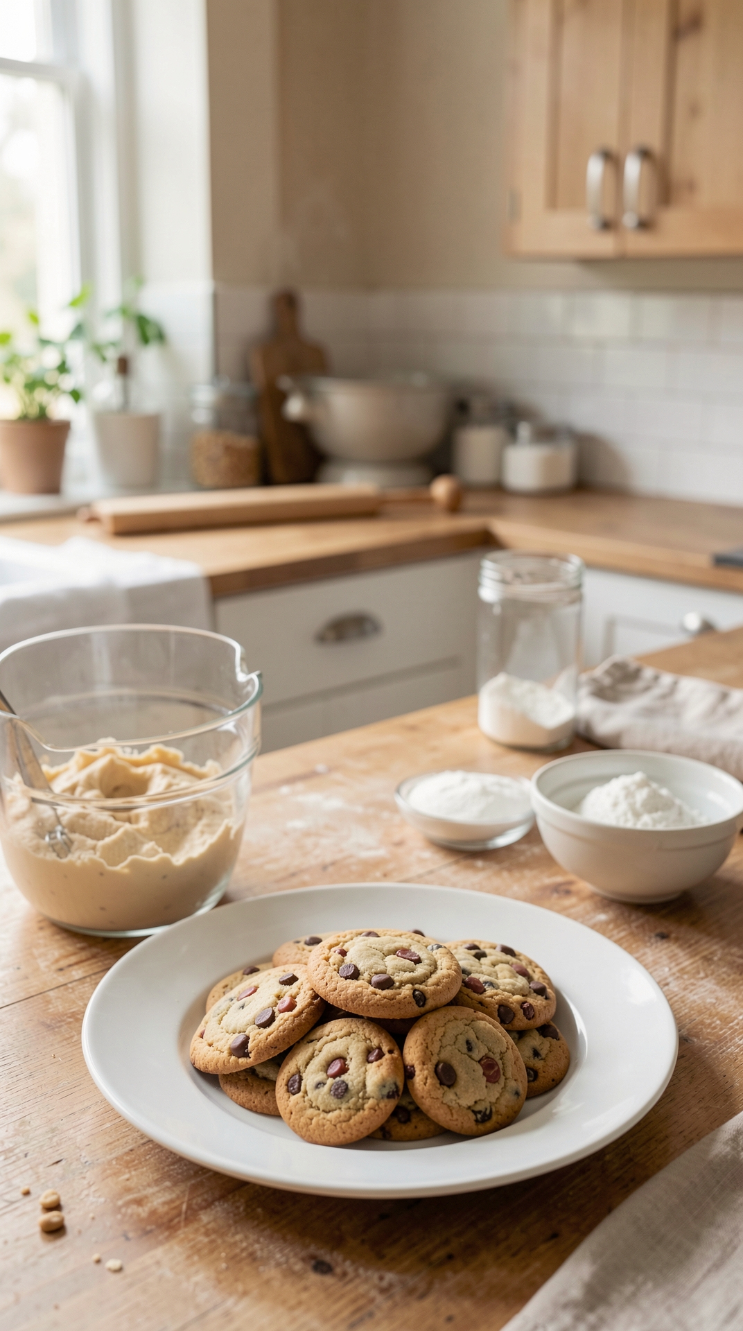 Simple Methods For Cookies For Less Waste When Baking featured image showing cookies in a real home kitchen