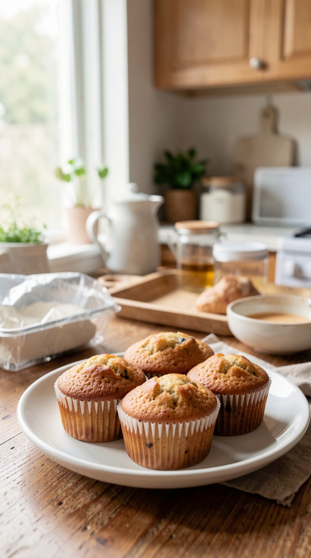 Simple Methods For Muffins For Even Browning featured image showing muffins in a real home kitchen