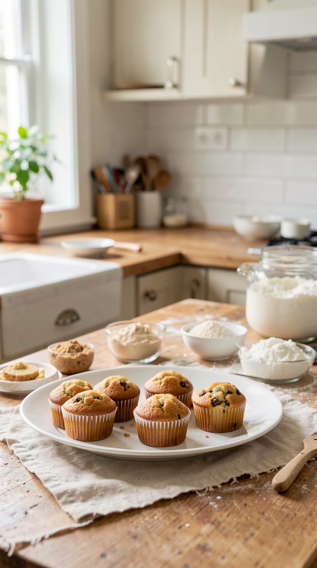 Simple Methods For Muffins For Less Waste When Baking featured image showing muffins in a real home kitchen