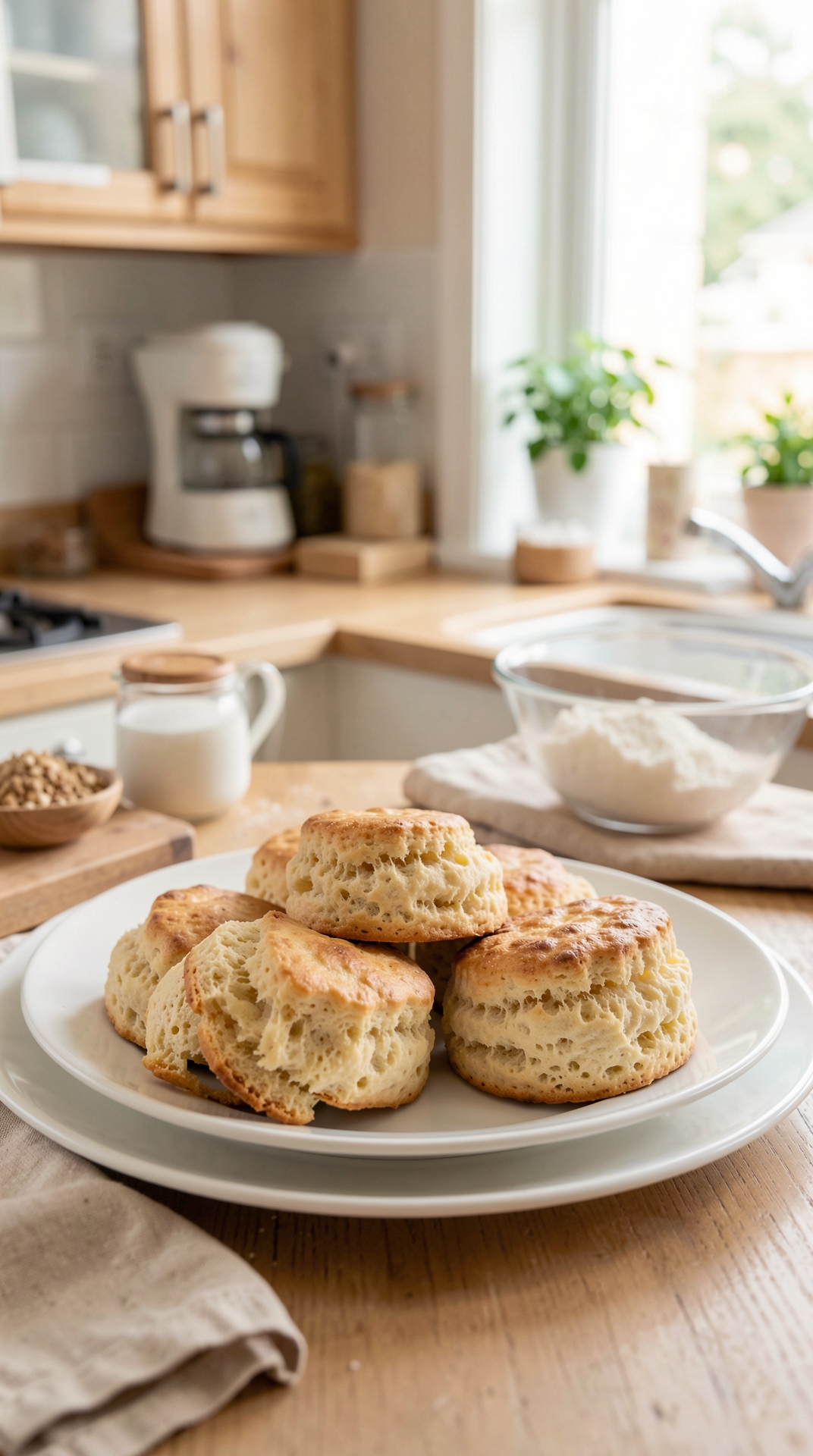 Simple Methods For Scones For Even Browning featured image showing scones in a real home kitchen
