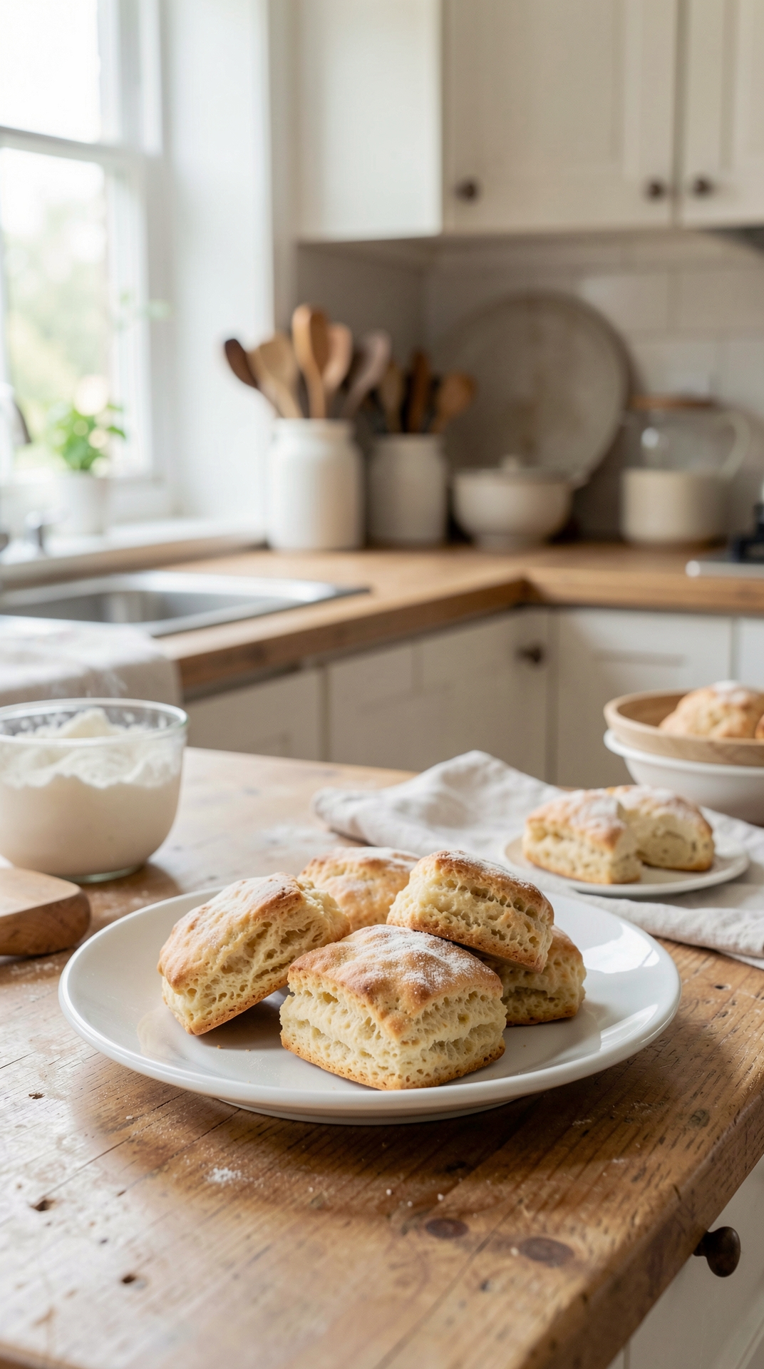 Simple Methods For Scones For Less Waste When Baking featured image showing scones in a real home kitchen