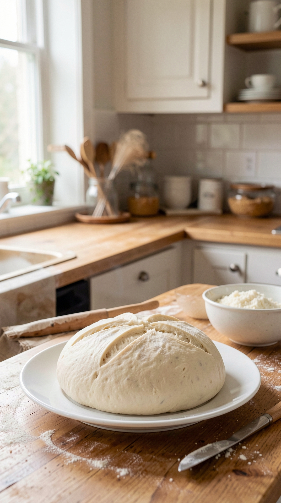 Simple Methods For Yeast Dough For More Reliable Rise featured image showing yeast dough in a real home kitchen