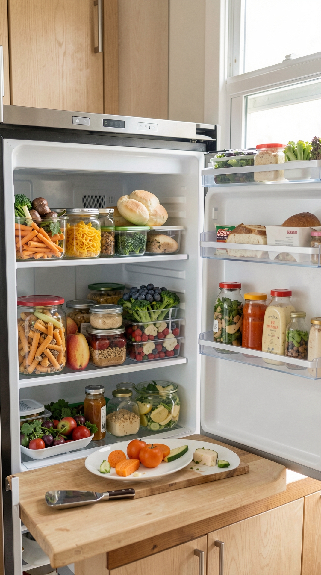 Smart Tips For Fridge Storage For Faster Prep featured image showing fridge storage in a real home kitchen