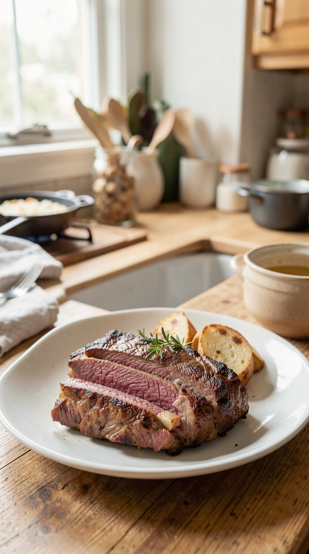 Step-By-Step Guide To Braising Beef For Better Browning featured image showing braising beef in a real home kitchen