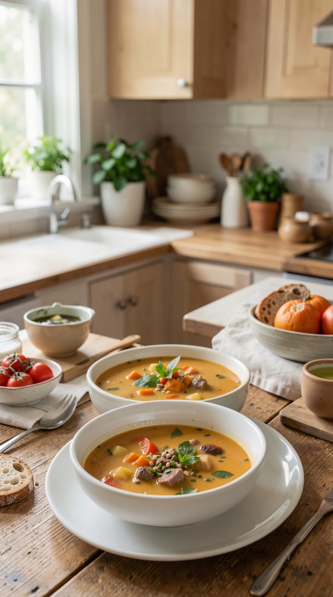 Step-By-Step Guide To Building Soups For More Flavor Development featured image showing building soups in a real home kitchen