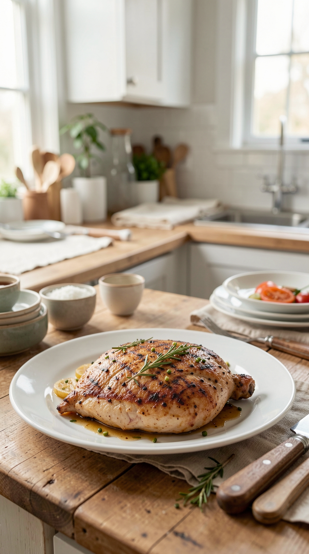 Step-By-Step Guide To Pan-Searing Chicken For Less Guesswork featured image showing pan-searing chicken in a real home kitchen