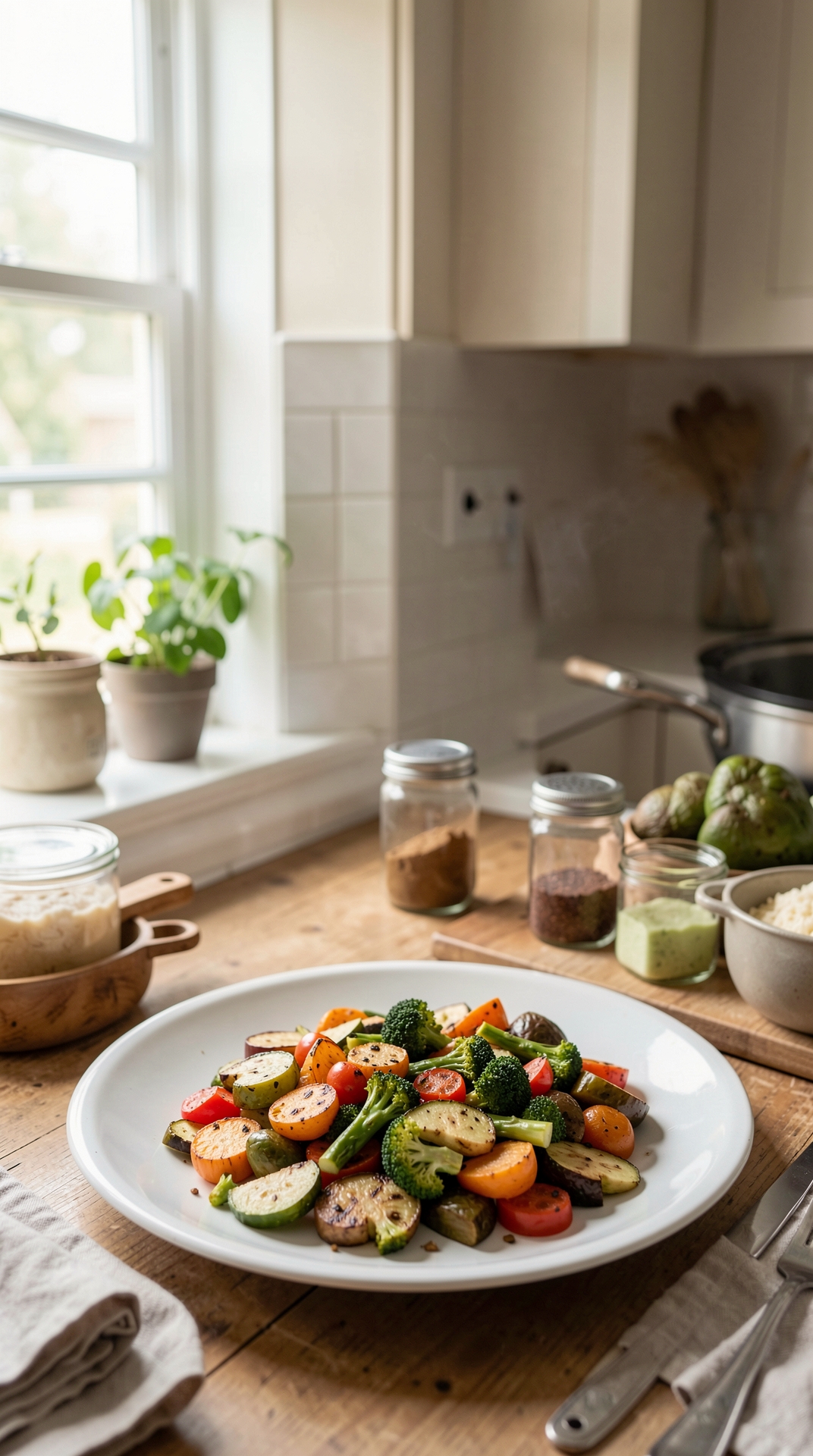 Step-By-Step Guide To Roasting Vegetables For Consistent Doneness featured image showing roasting vegetables in a real home kitchen