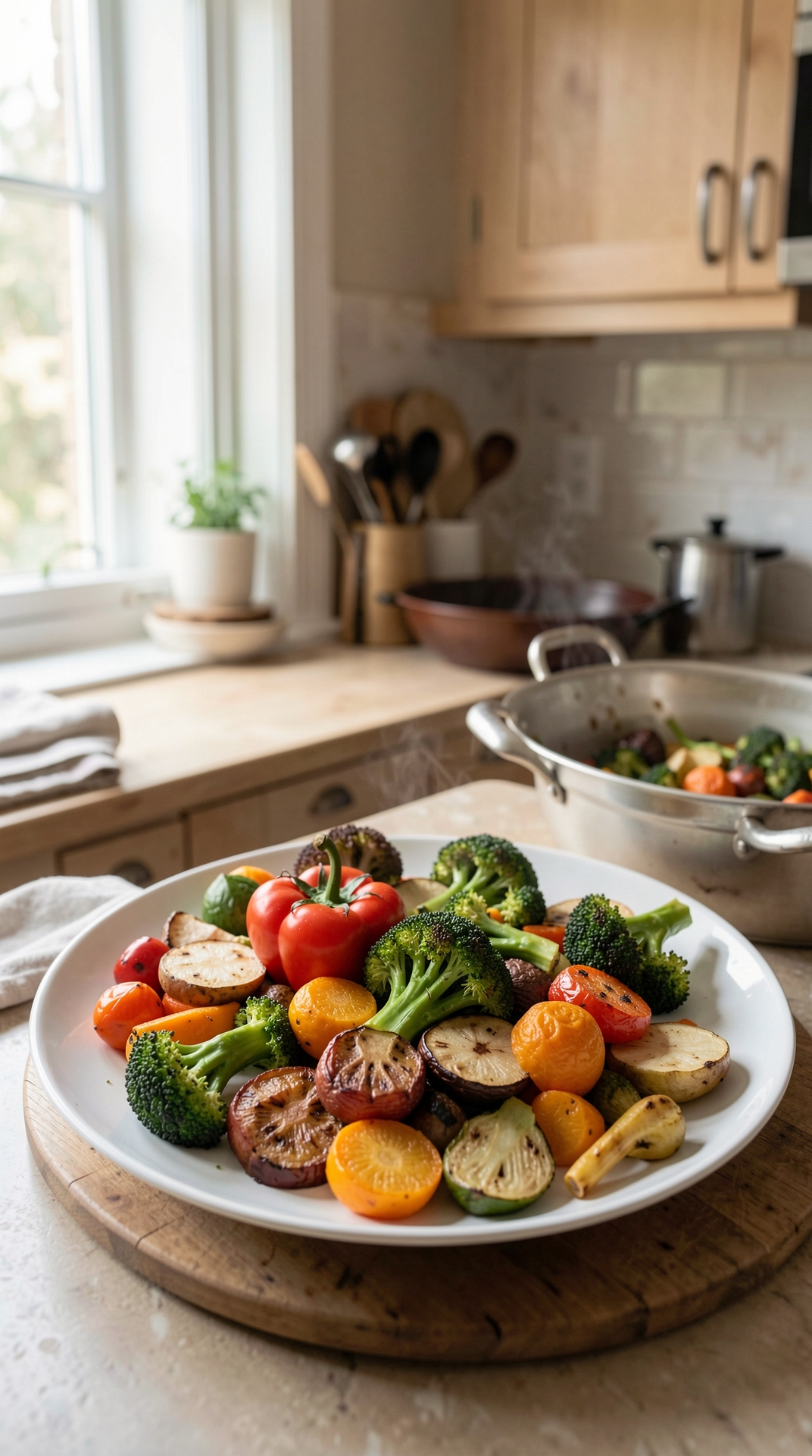 Step-By-Step Guide To Roasting Vegetables For Less Guesswork featured image showing roasting vegetables in a real home kitchen