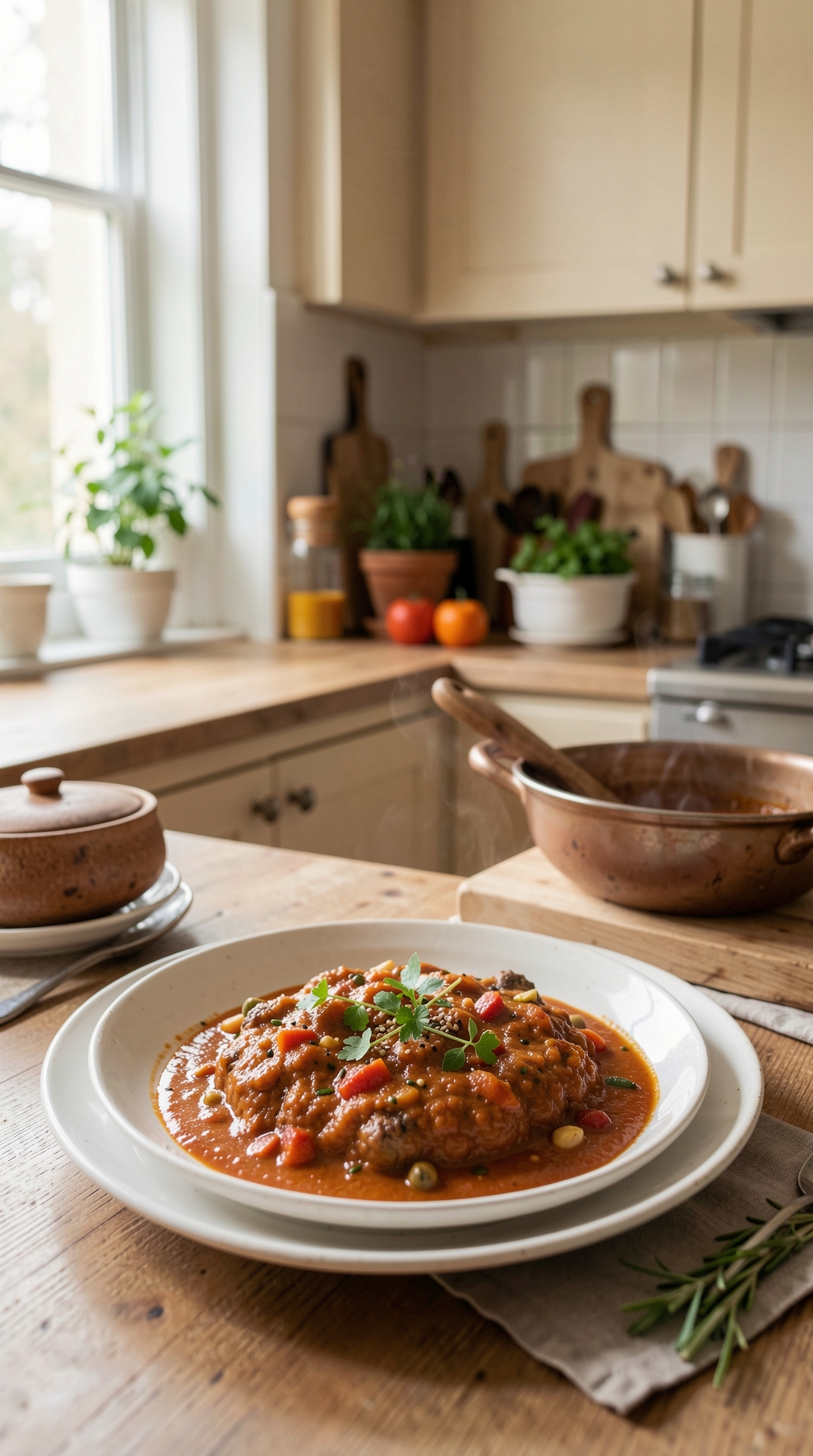 Step-By-Step Guide To Simmering Sauces For Less Guesswork featured image showing simmering sauces in a real home kitchen