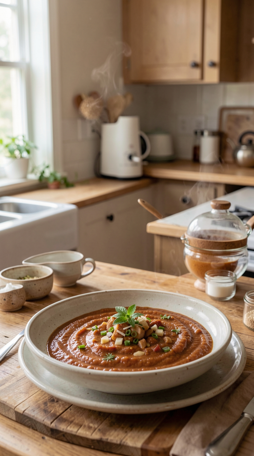 Step-By-Step Guide To Simmering Sauces For More Flavor Development featured image showing simmering sauces in a real home kitchen