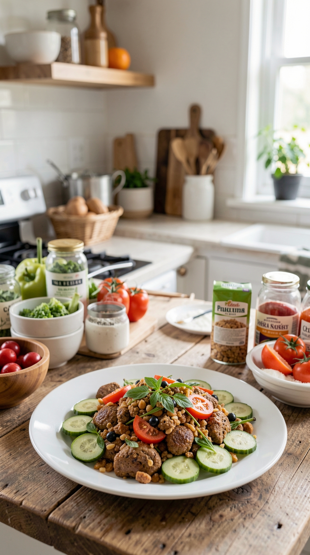 Time-Saving Ideas For Balanced Plates For Better Grocery Habits featured image showing balanced plates in a real home kitchen