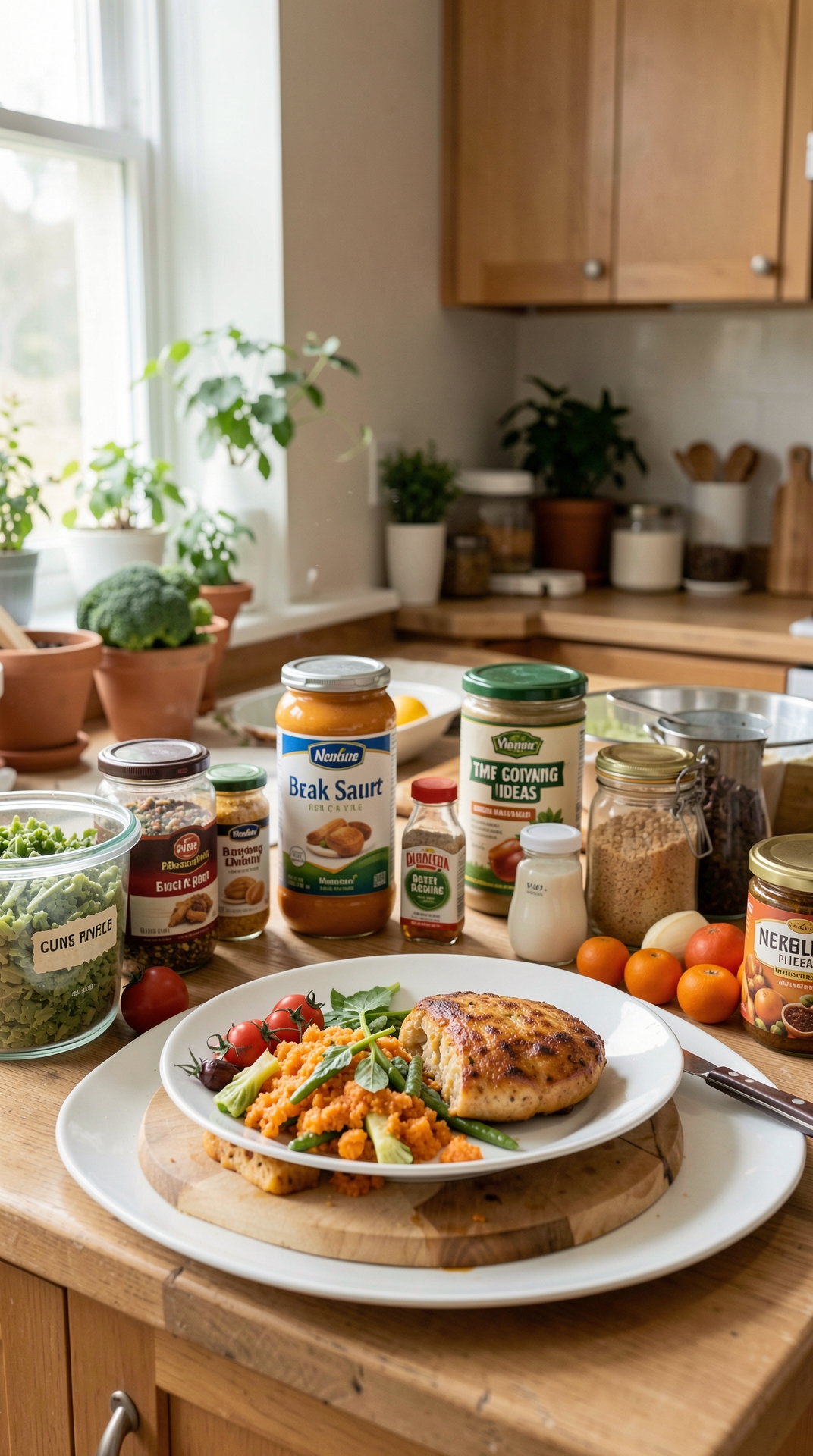 Time-Saving Ideas For Batch Cooking For Smarter Use Of Pantry Ingredients featured image showing batch cooking in a real home kitchen