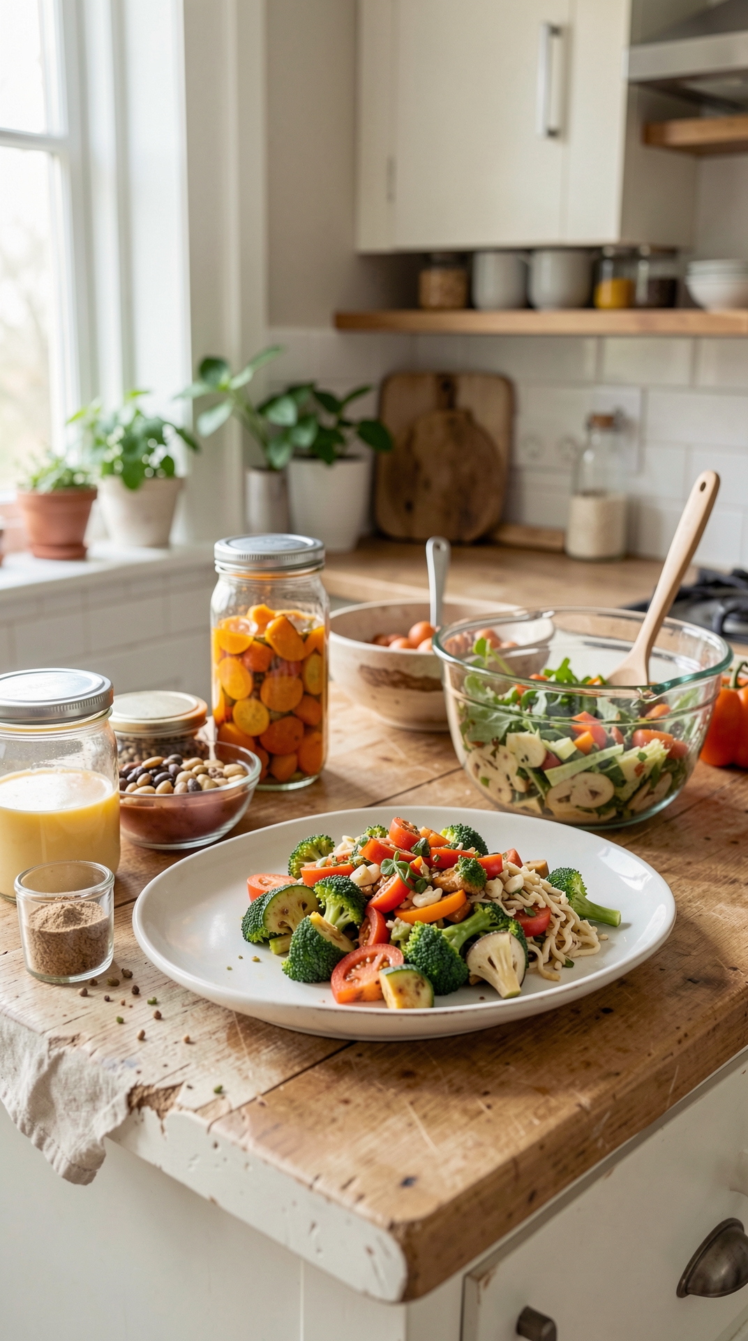 Time-Saving Ideas For Batch Cooking For Smarter Use Of Pantry Ingredients featured image showing batch cooking in a real home kitchen