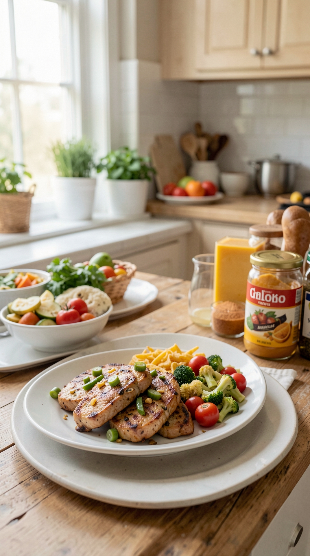 Time-Saving Ideas For Budget Meals For Better Grocery Habits featured image showing budget meals in a real home kitchen