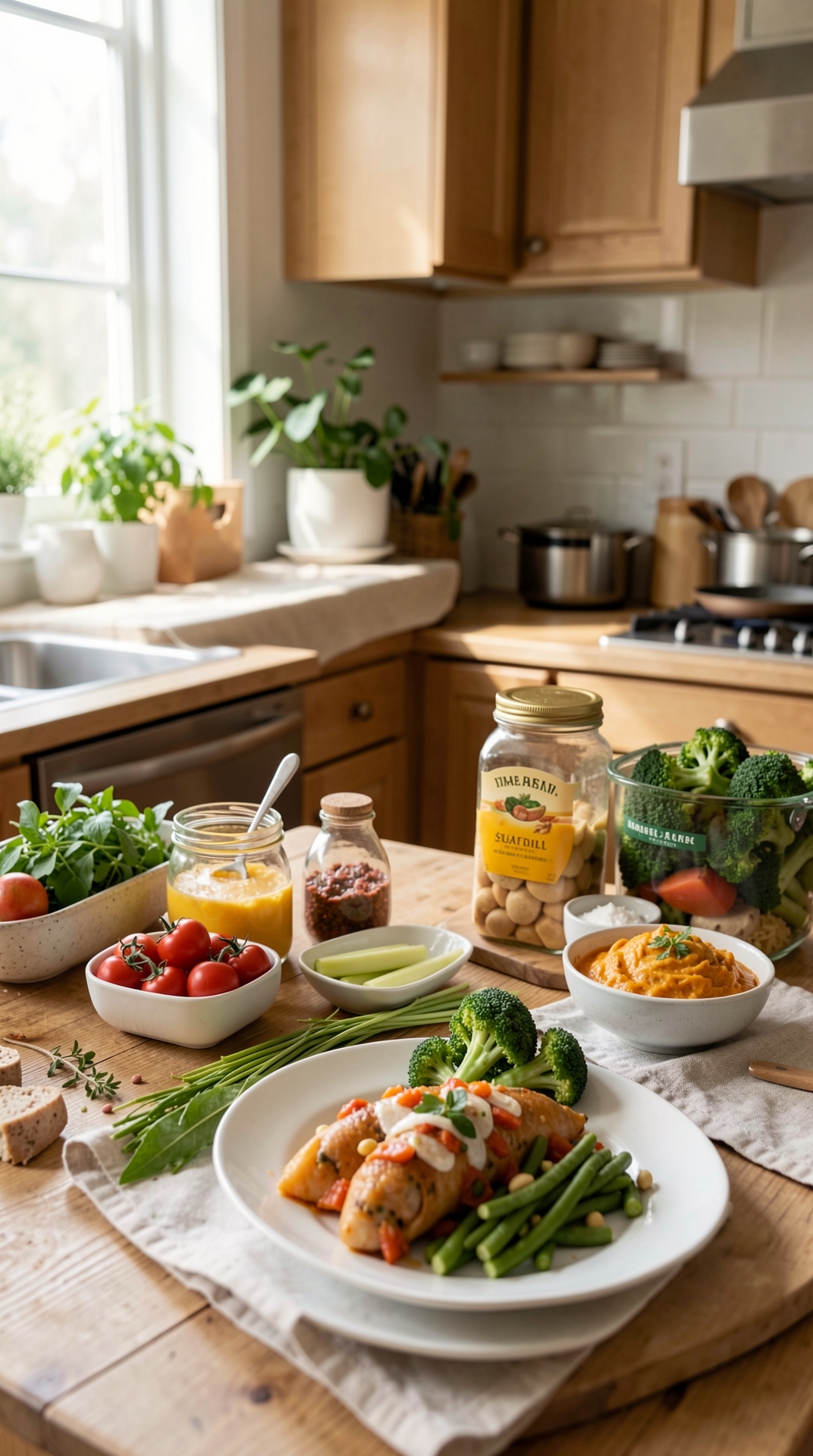 Time-Saving Ideas For Family Dinners For Smarter Use Of Pantry Ingredients featured image showing family dinners in a real home kitchen