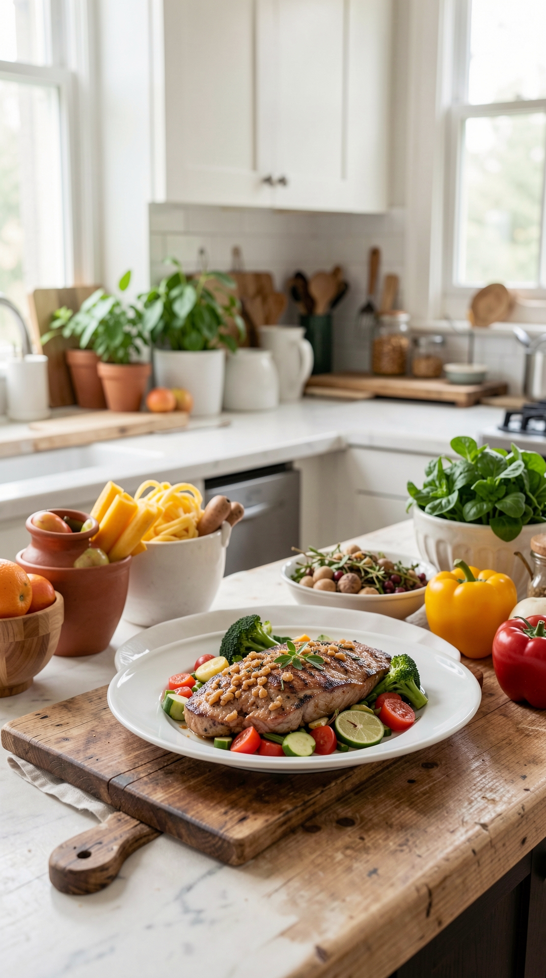 Time-Saving Ideas For Seasonal Menus For Better Grocery Habits featured image showing seasonal menus in a real home kitchen