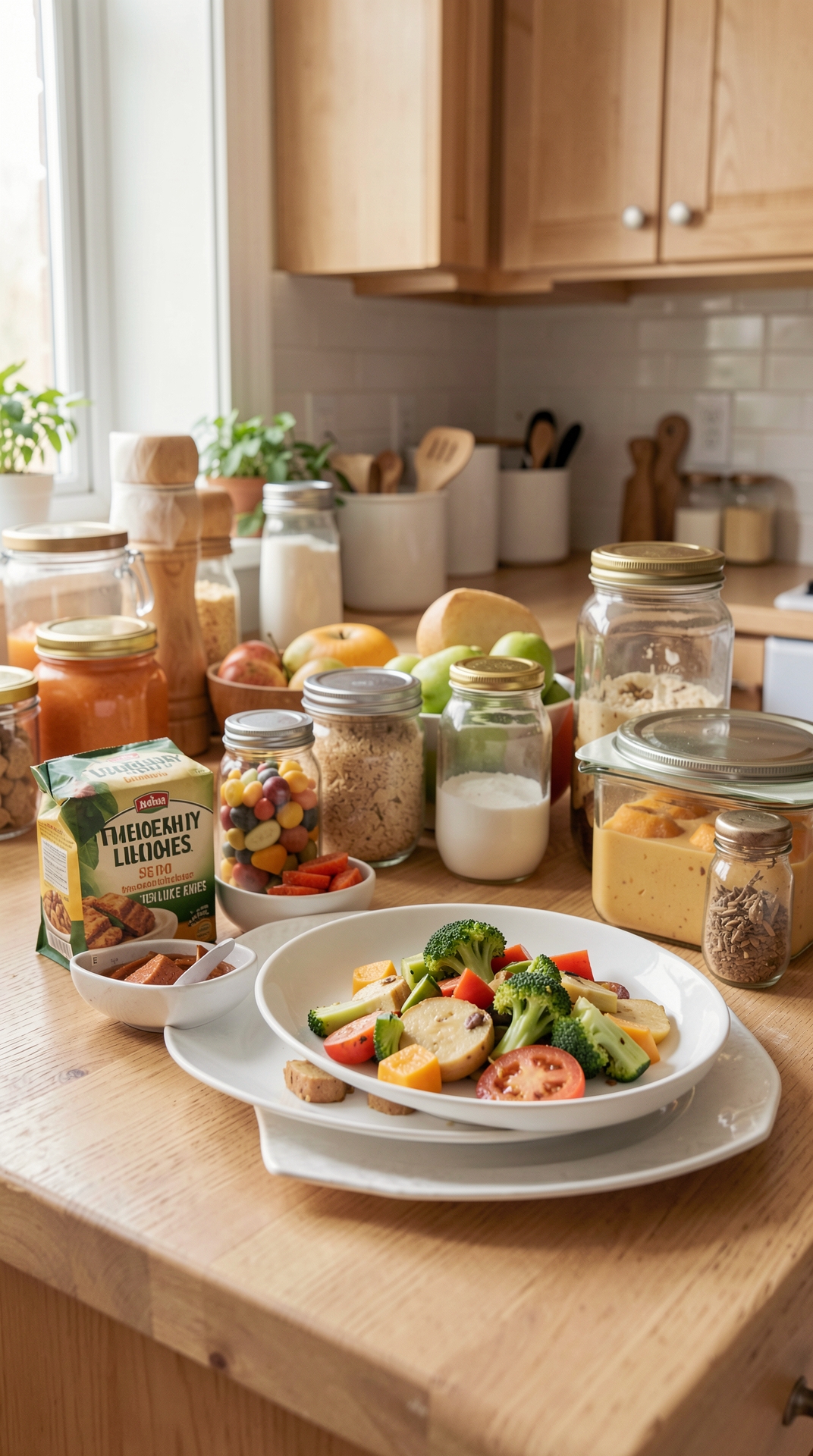 Time-Saving Ideas For Weekday Lunches For Smarter Use Of Pantry Ingredients featured image showing weekday lunches in a real home kitchen
