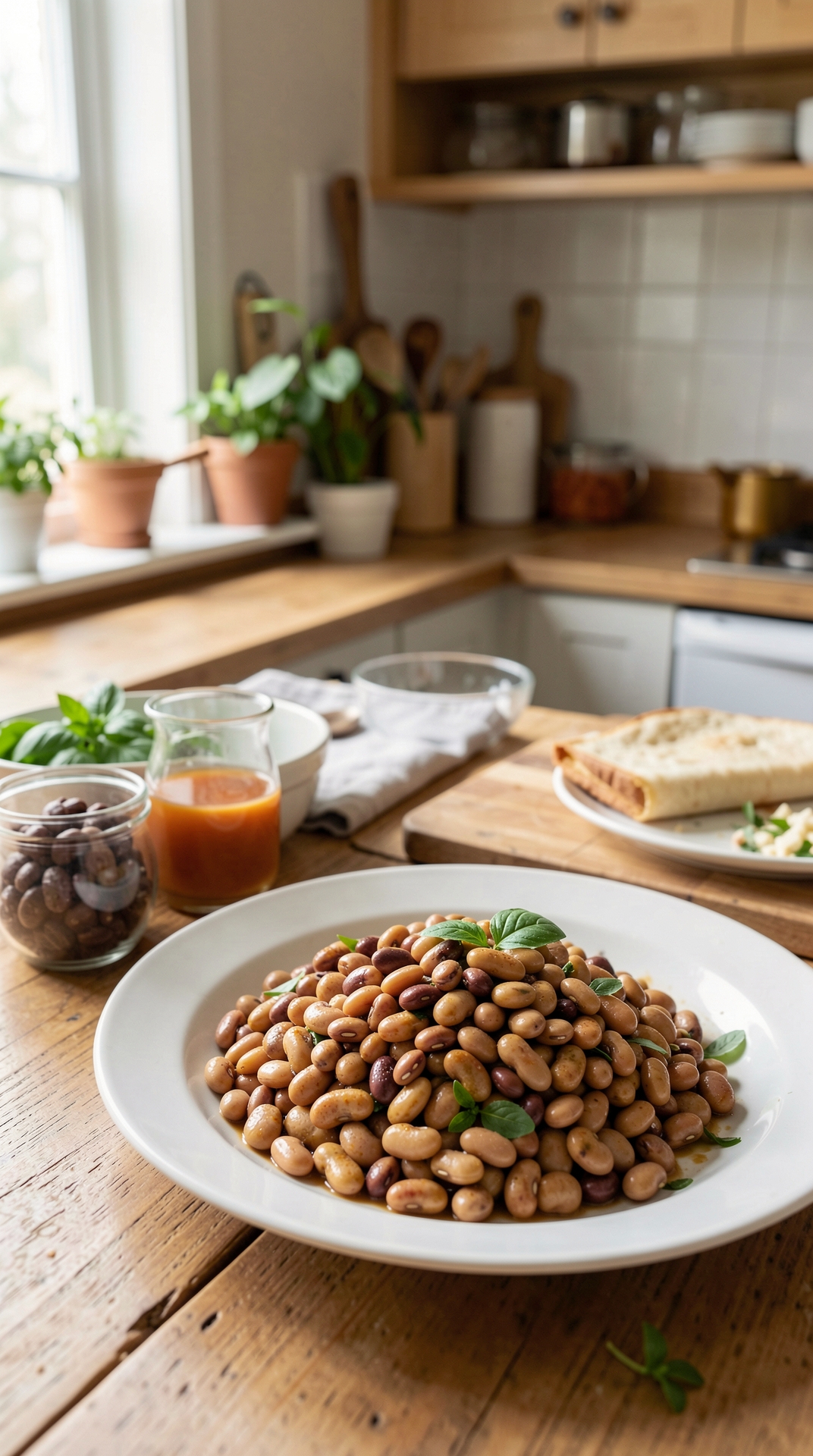 What To Know About Beans For Stronger Flavor featured image showing beans in a real home kitchen