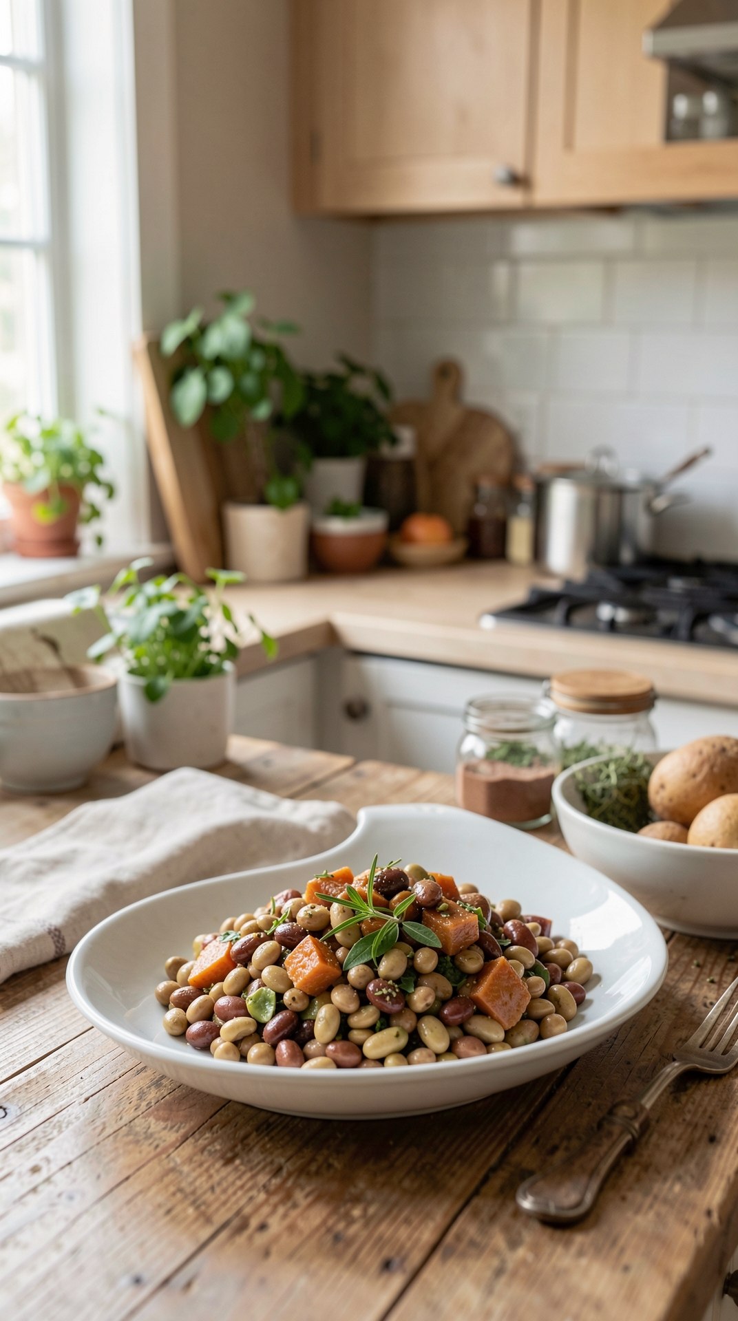 What To Know About Beans For Stronger Flavor featured image showing beans in a real home kitchen