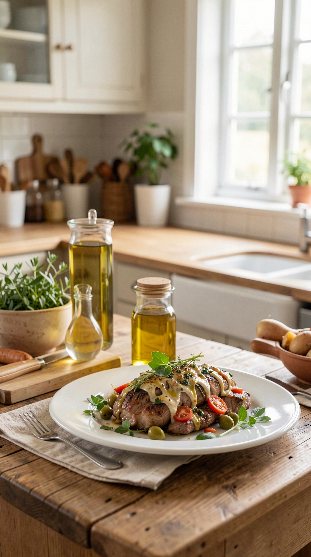 What To Know About Olive Oil For Better Shelf Life featured image showing olive oil in a real home kitchen