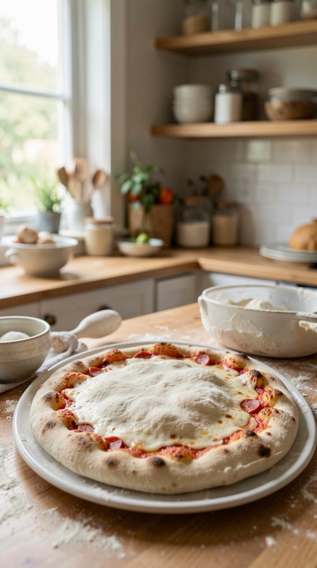 Why It Matters For Pizza Dough For Less Waste When Baking featured image showing pizza dough in a real home kitchen