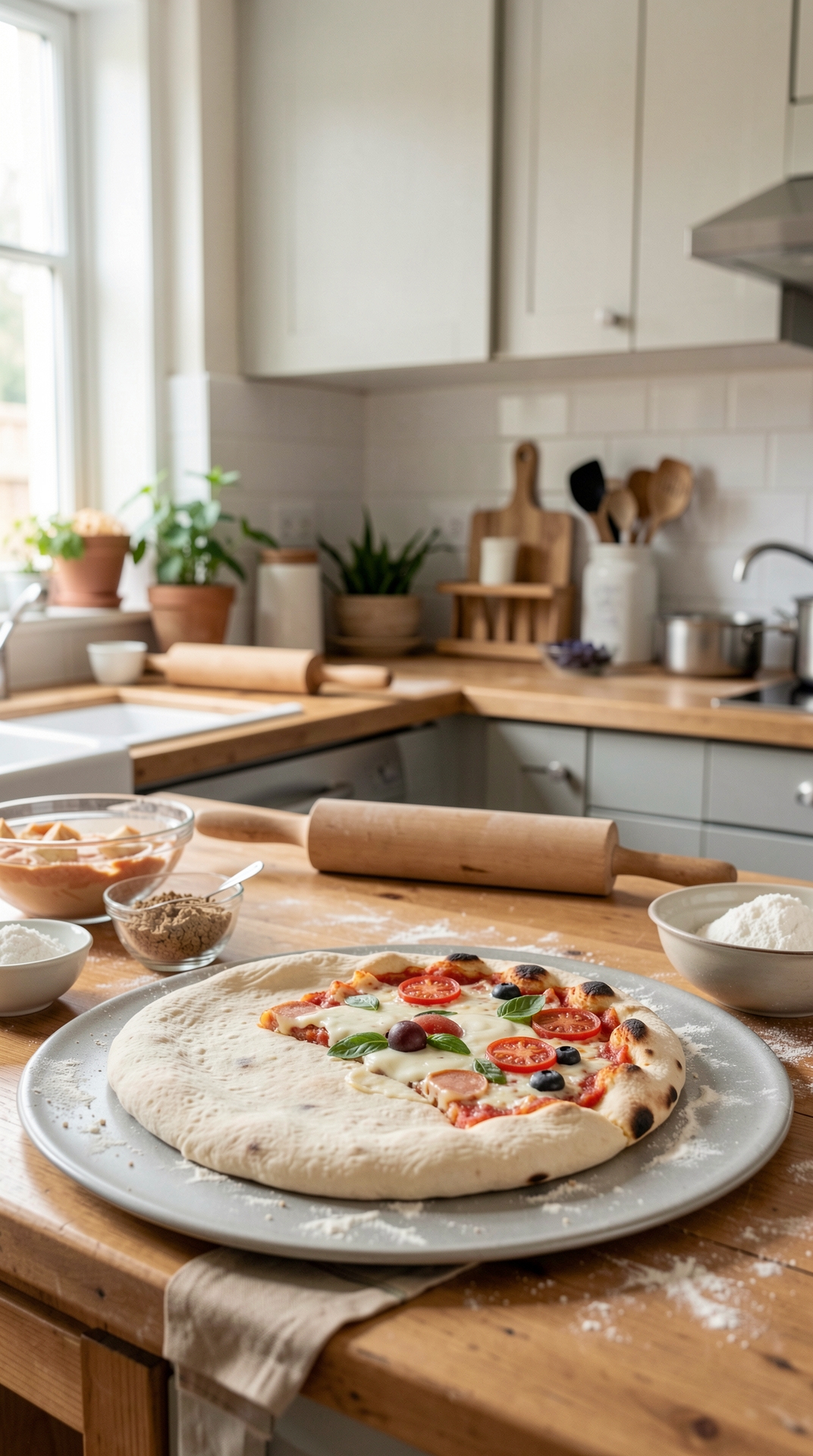 Why It Matters For Pizza Dough For Less Waste When Baking featured image showing pizza dough in a real home kitchen