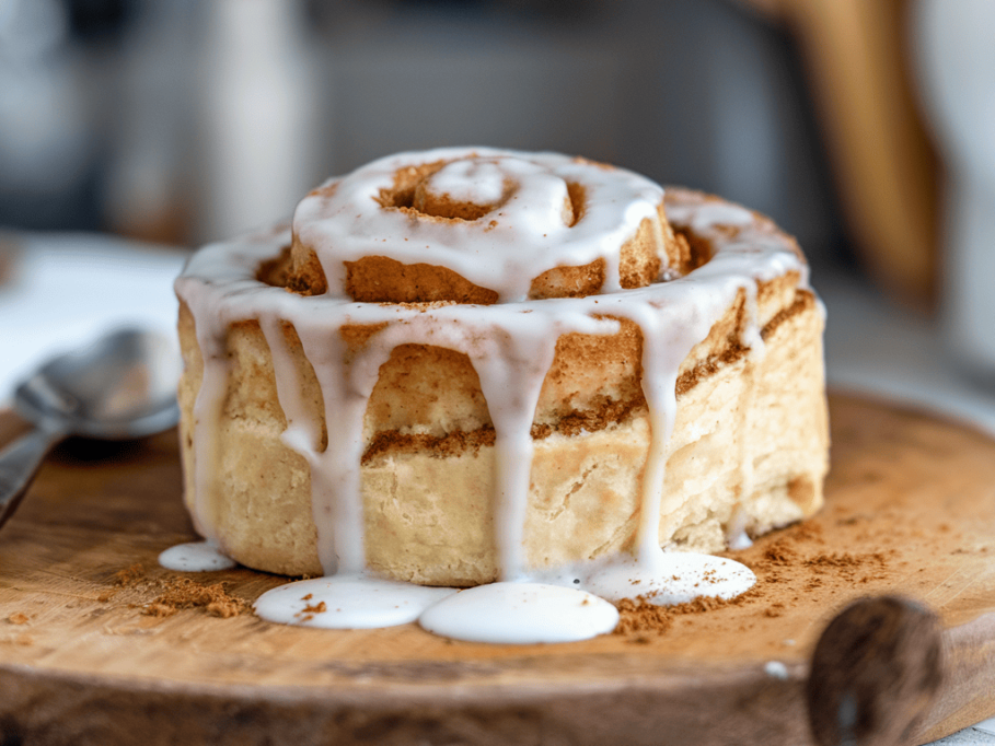 Refrigerate cinnamon rolls with cream cheese frosting