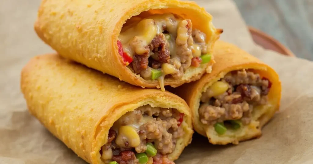 Philly Cheesesteak Egg Rolls