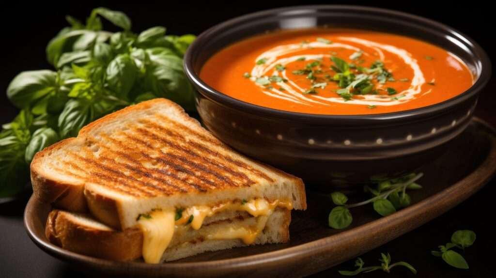 Tomato Soup and Grilled Cheese