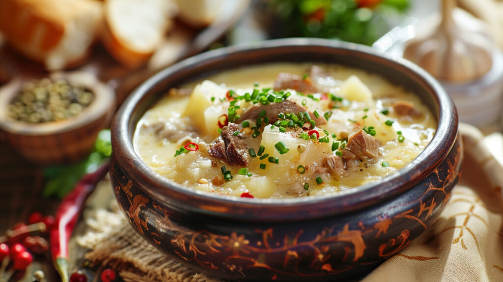 hamburger potato soup