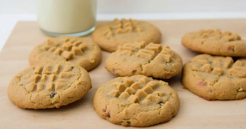 4-ingredient peanut butter cookies