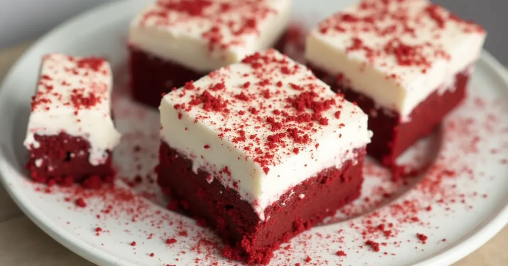 red velvet brownies